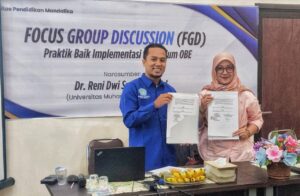 Prodi Pendidikan Matematika FSTT UNDIKMA Selenggarakan FGD Implementasi Kurikulum OBE Bersama Prodi S2 Pendidikan Matematika Universitas Muhammadiyah Malang